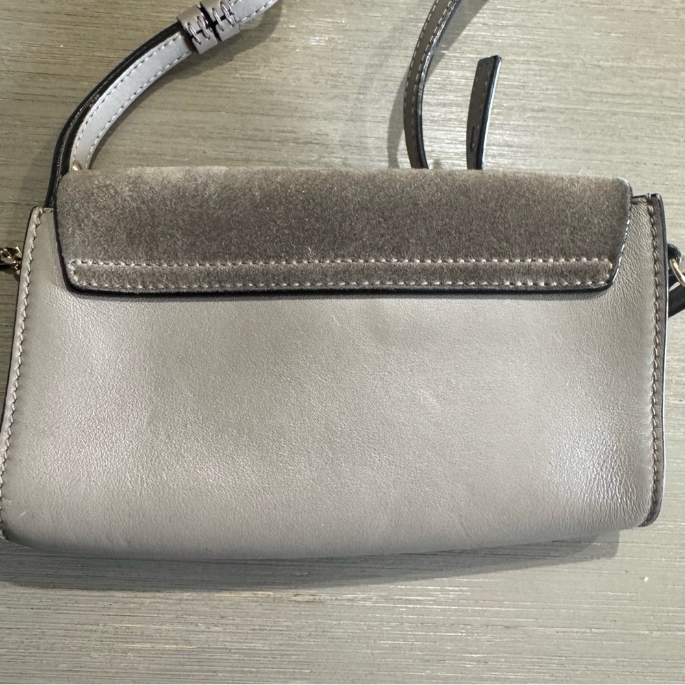 Chloe Mini Faye Crossbosy Bag Gray Side Bag - Picture 13 of 16